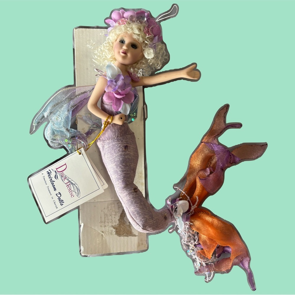 Duck House Heirloom Doll “Fantasia” – Limited Edition Mermaid Fairy